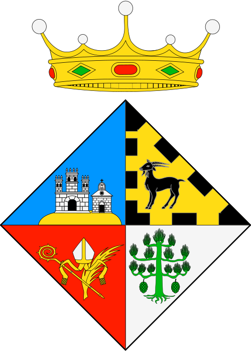 Escut de La Vall d'en Bas