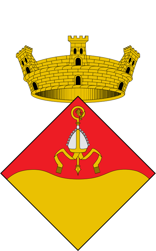 Escut de Sant Cebrià de Vallalta